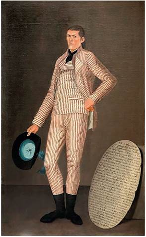 Retrato al óleo de Martín Salmerón y Ojeda realizado por José María Guerrero